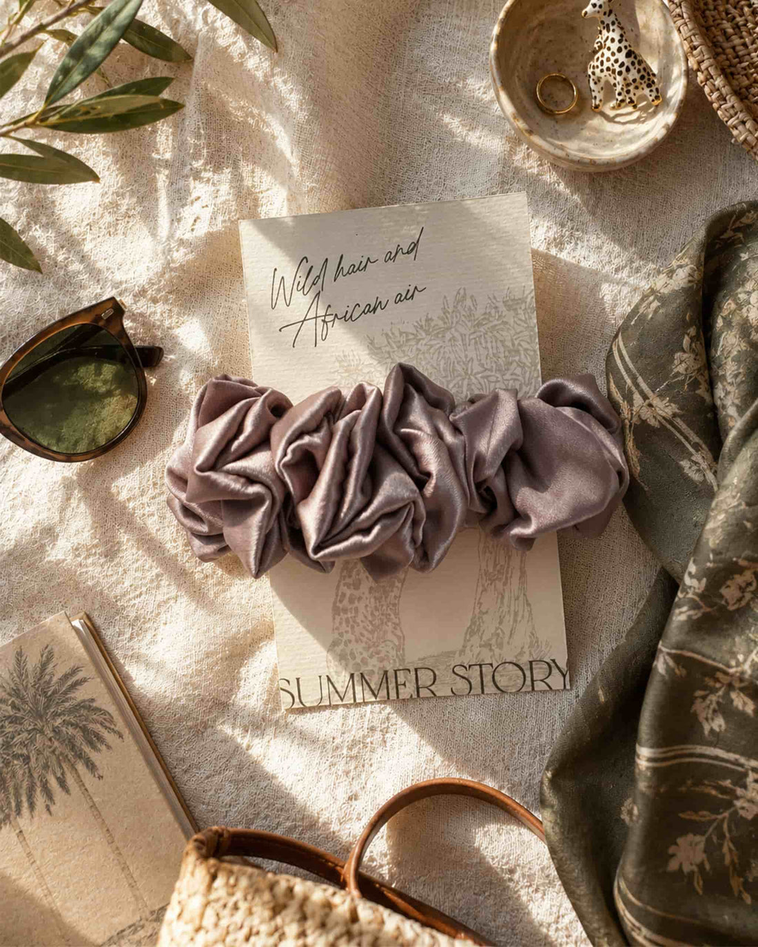 Metallic Mocha Wild Hair African Air Scrunchie