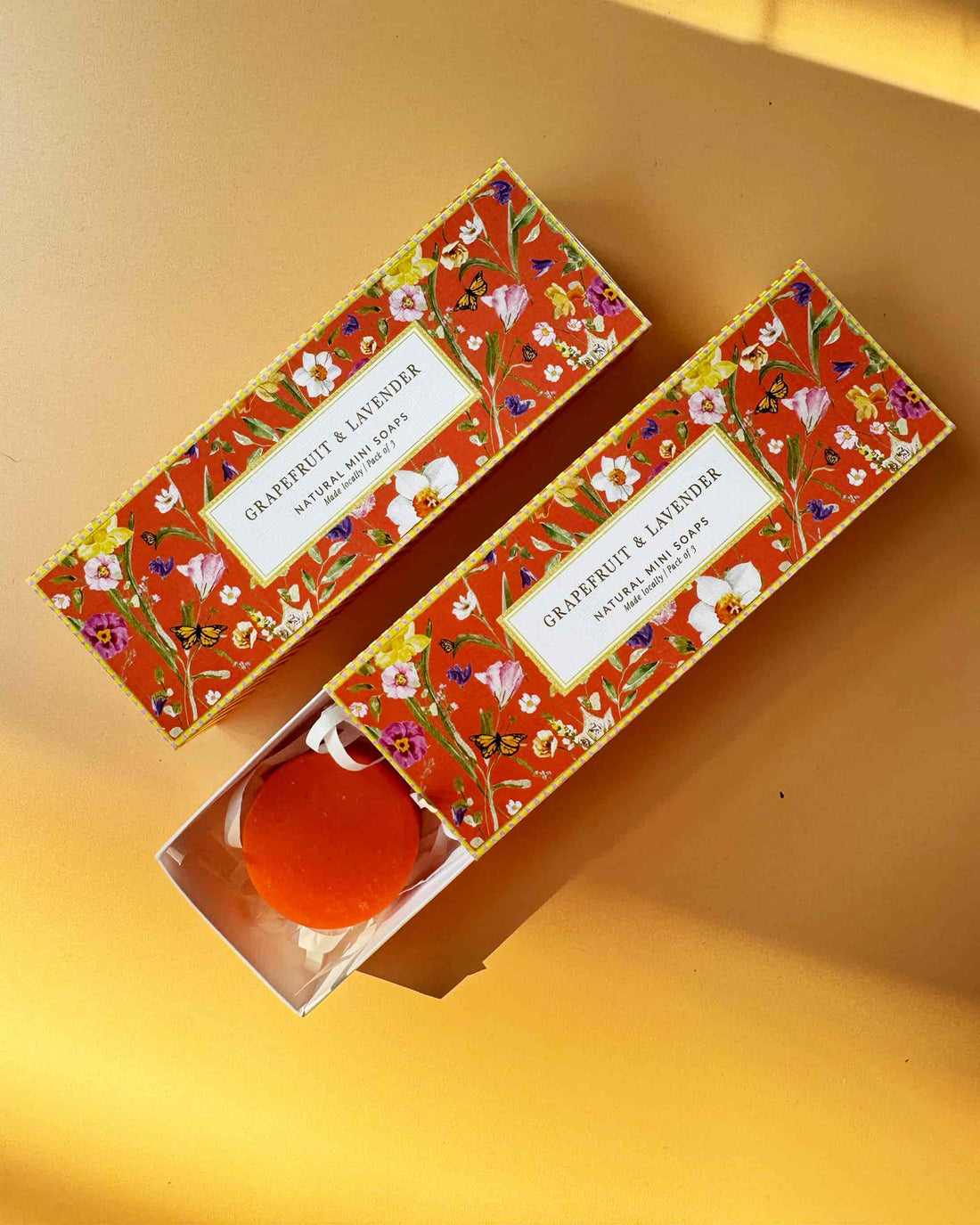 Grapefruit & Lavender Mini Soap Trio