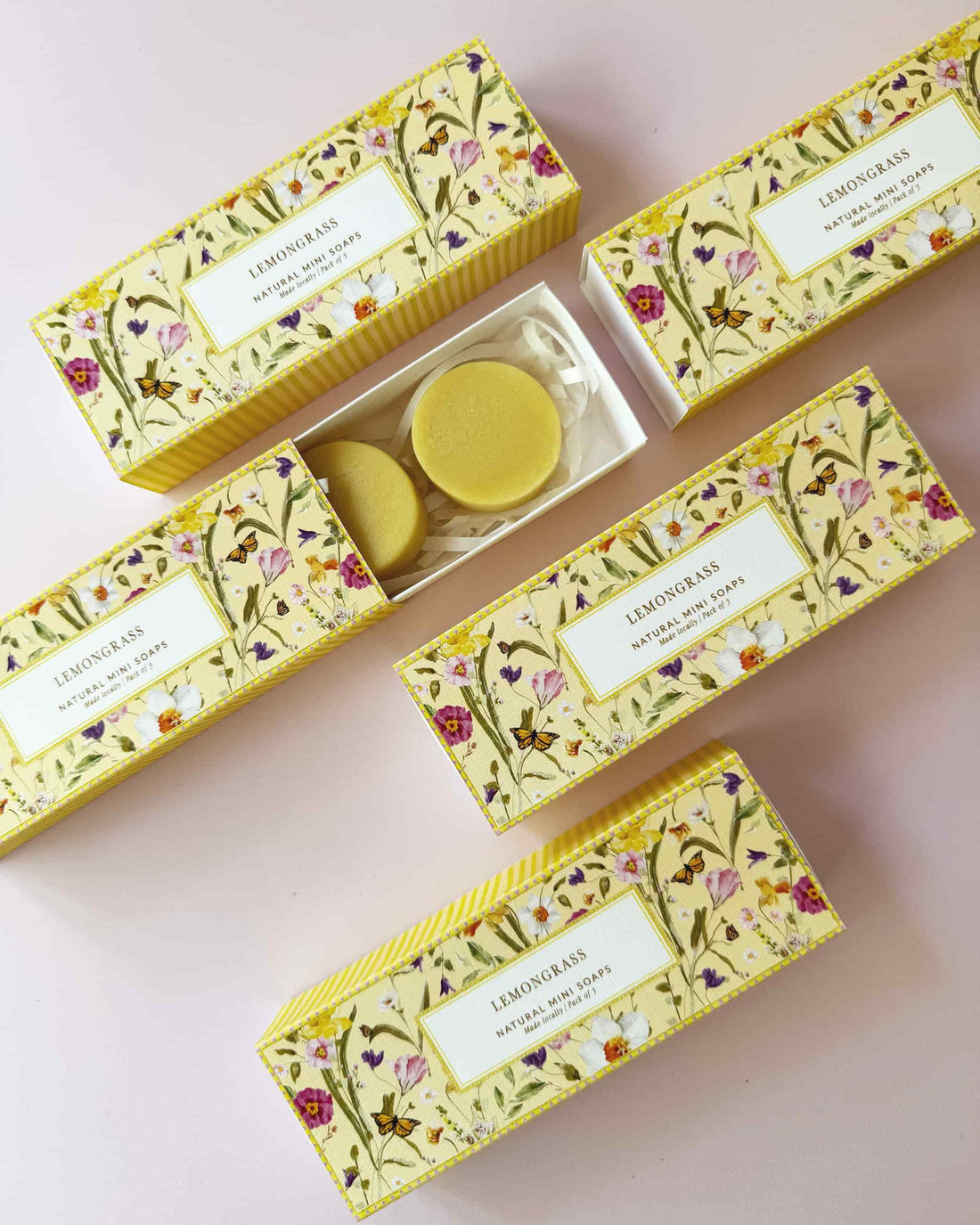Lemongrass Mini Soap Trio