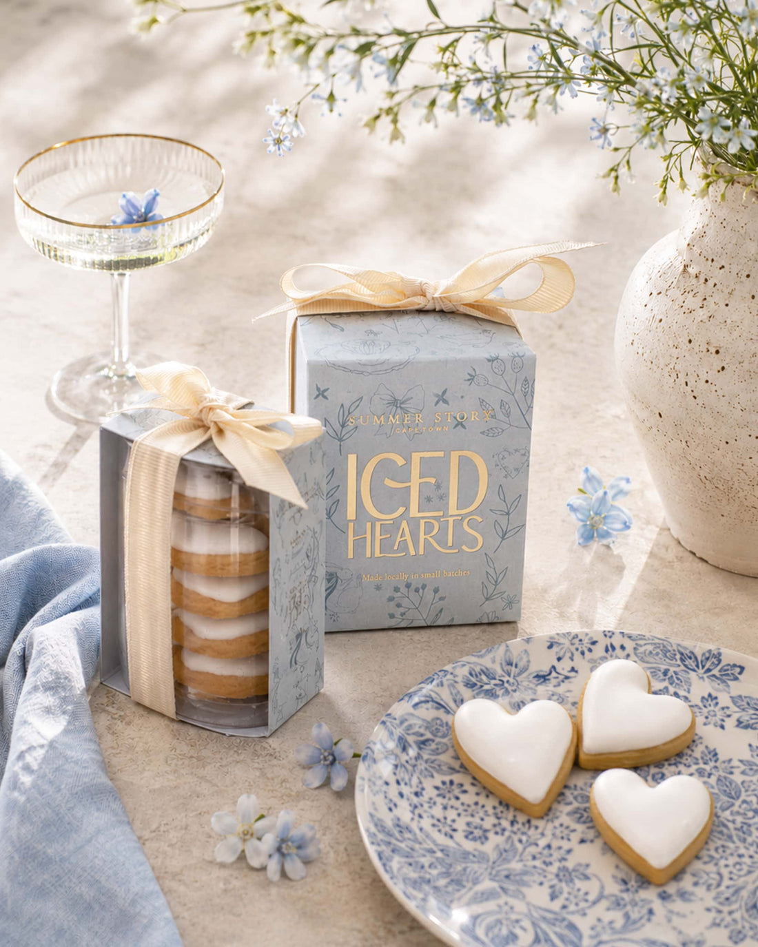Iced Heart Biscuits