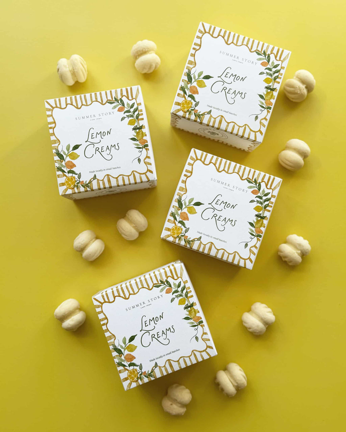 Boxed Lemon Cream Biscuits
