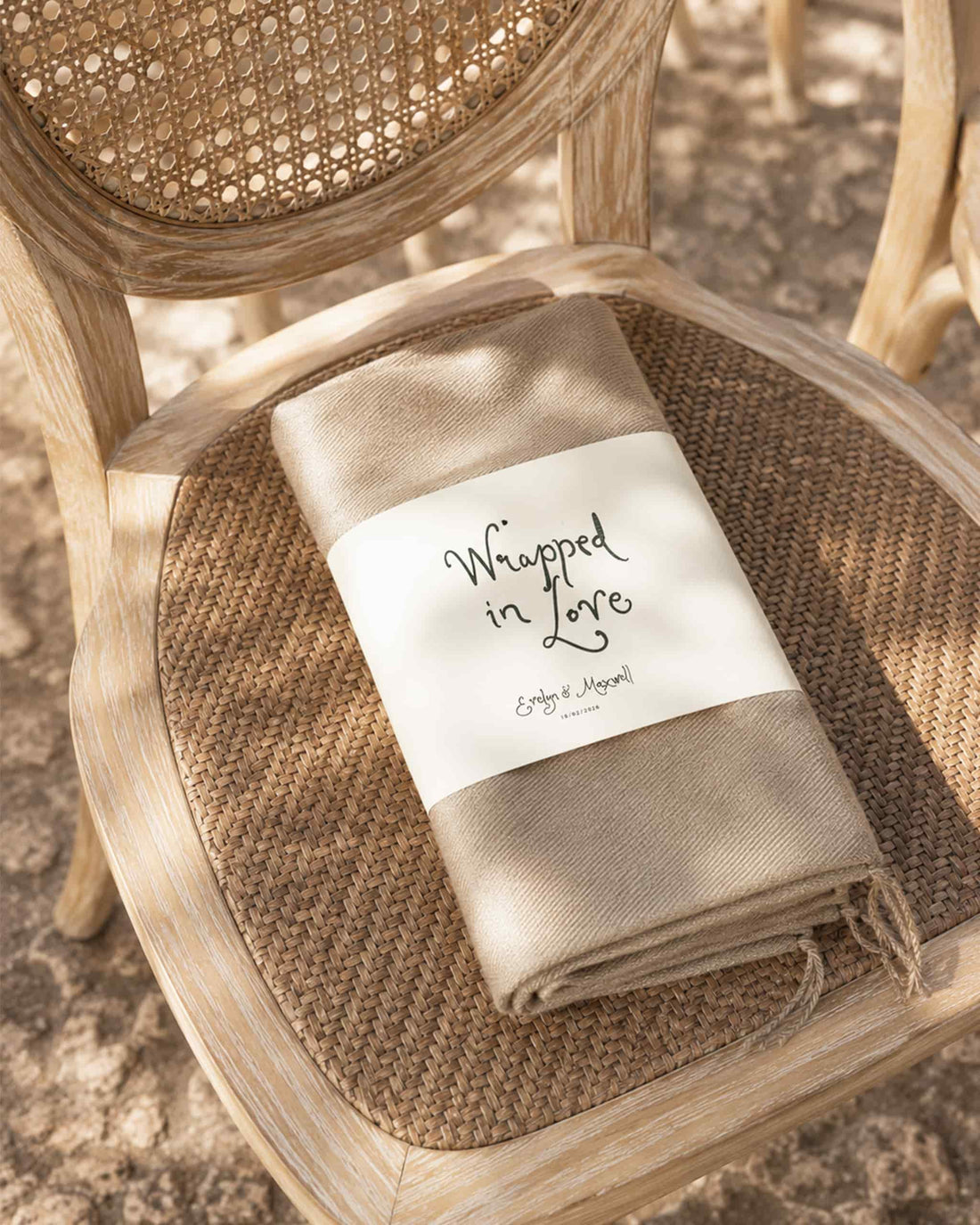 Taupe Pashmina Favour