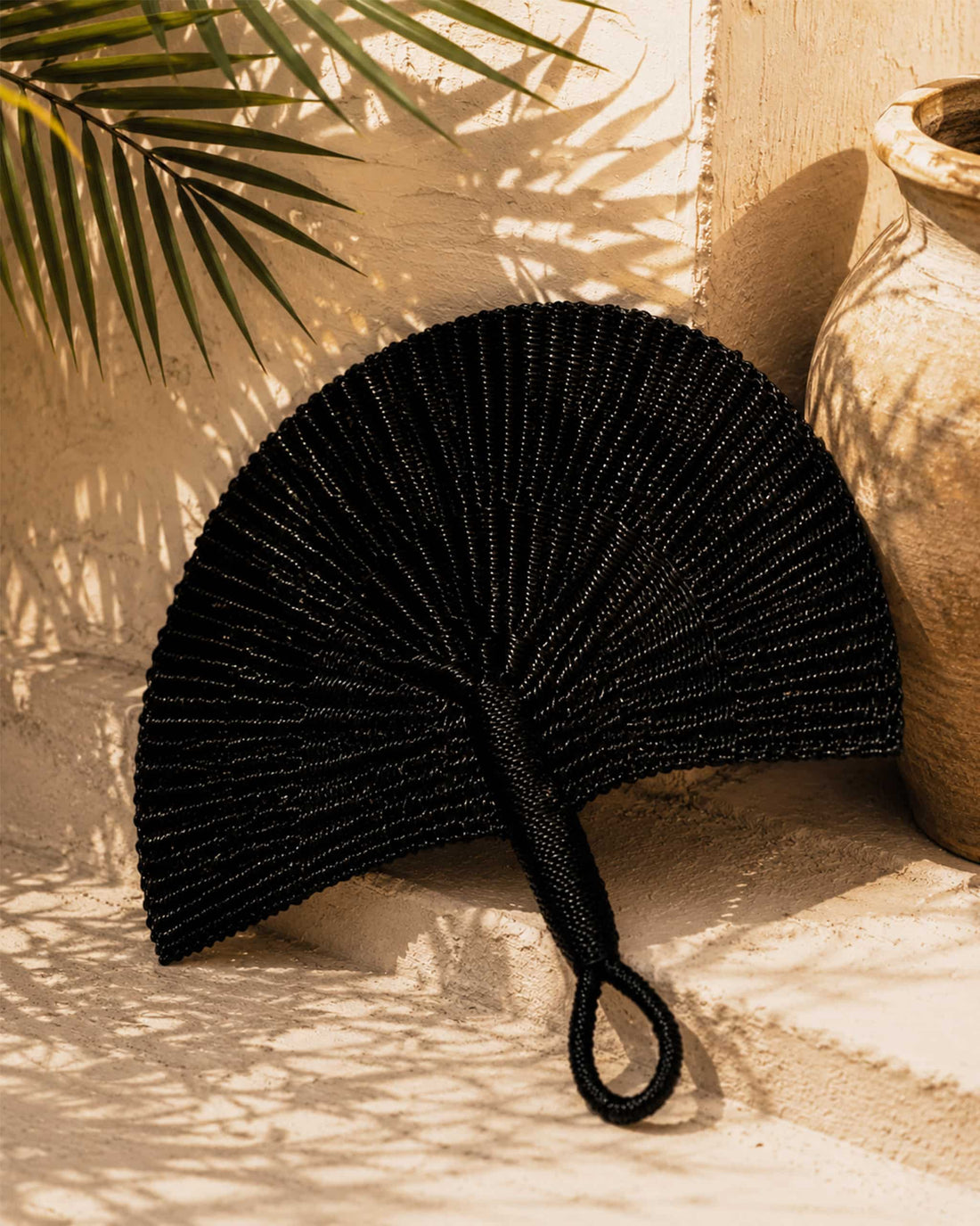 African Moon Woven Fan