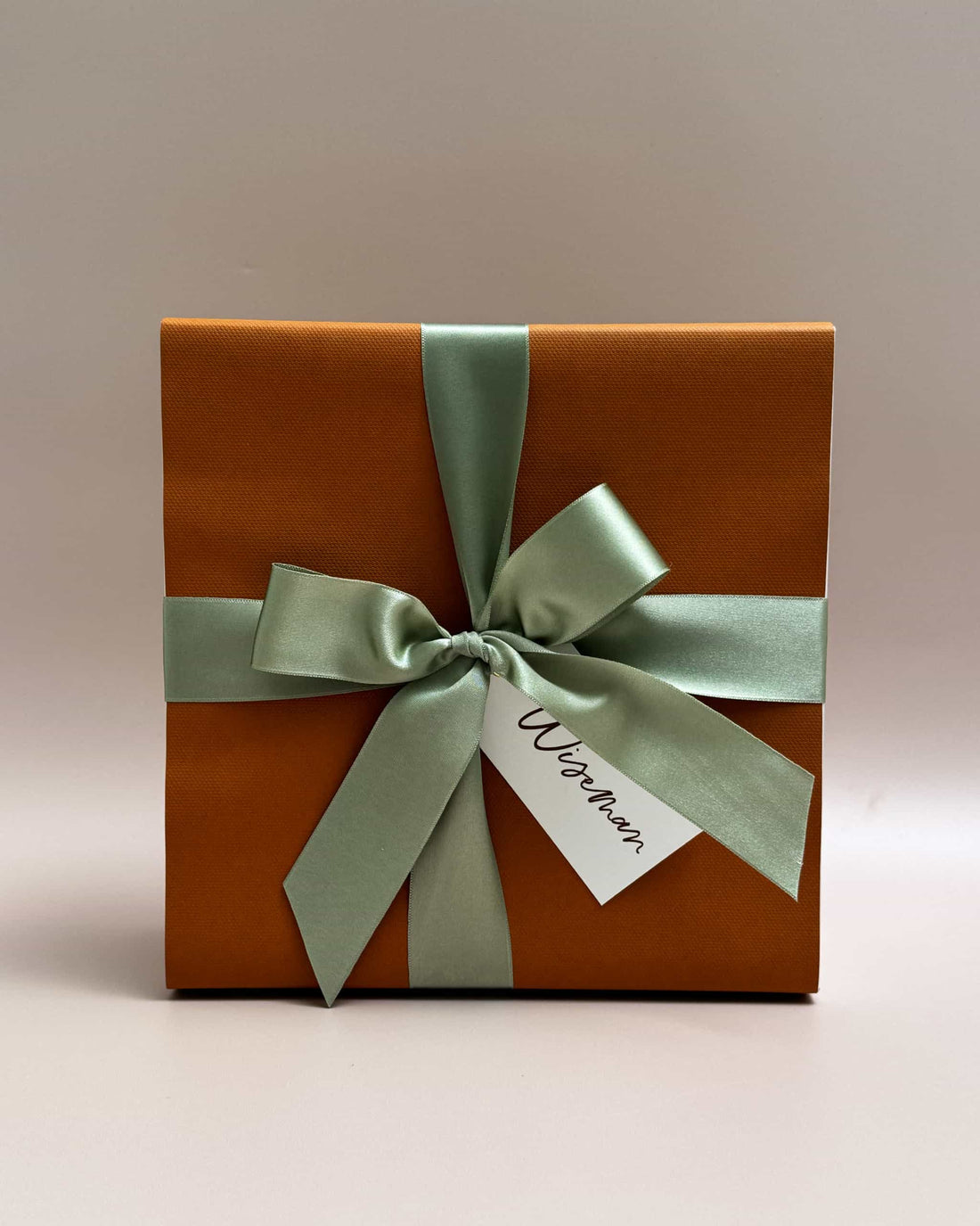 Sage and Copper Square Gift Box