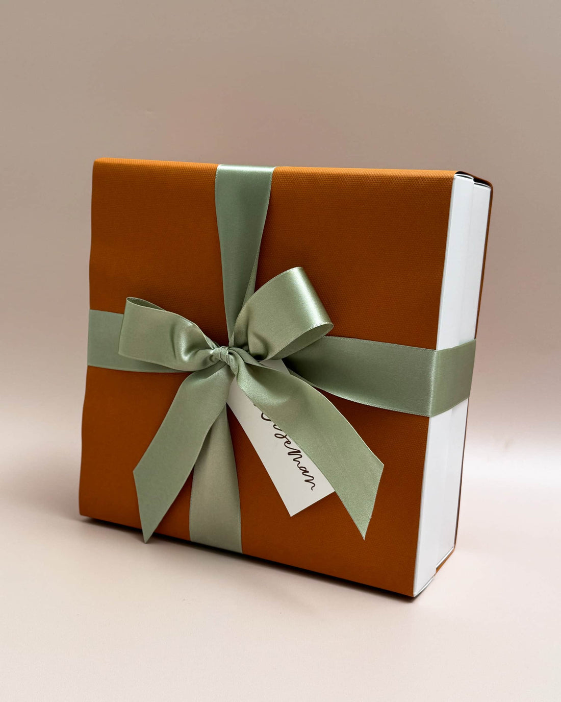 Sage and Copper Square Gift Box
