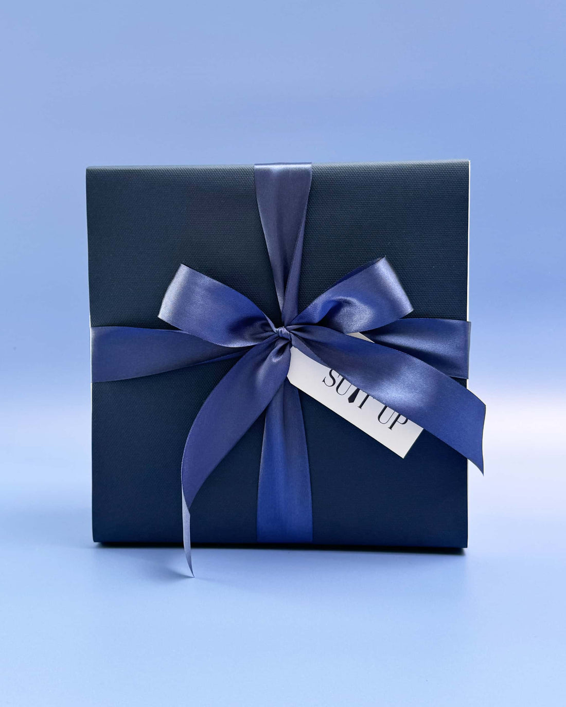 Solid Navy Square Gift Box