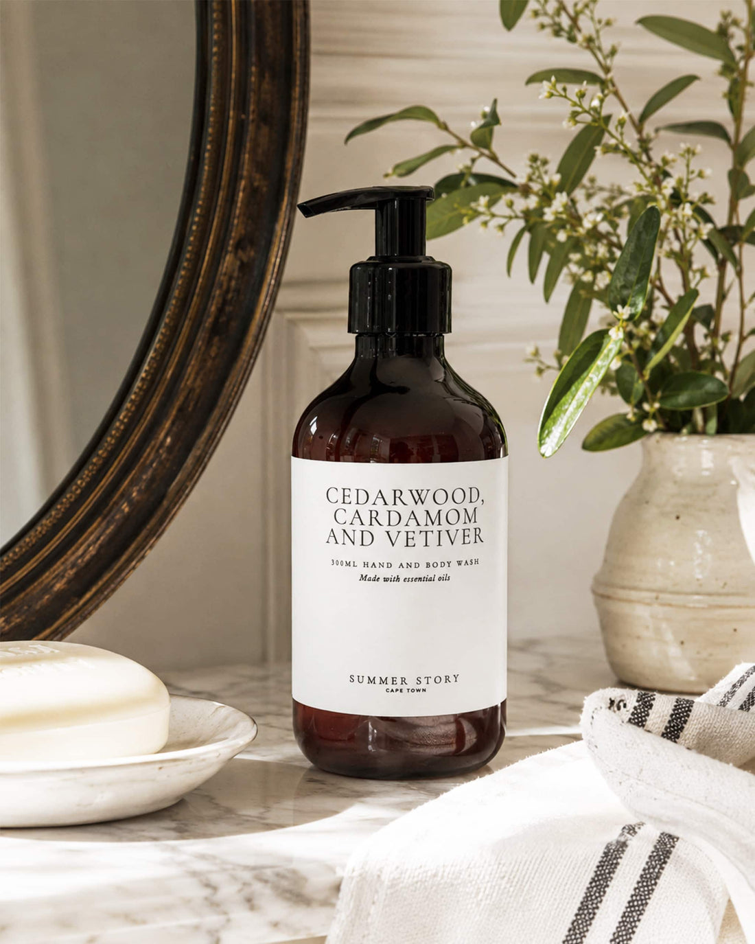 Cedarwood, Cardamom & Vetiver Hand & Body Wash