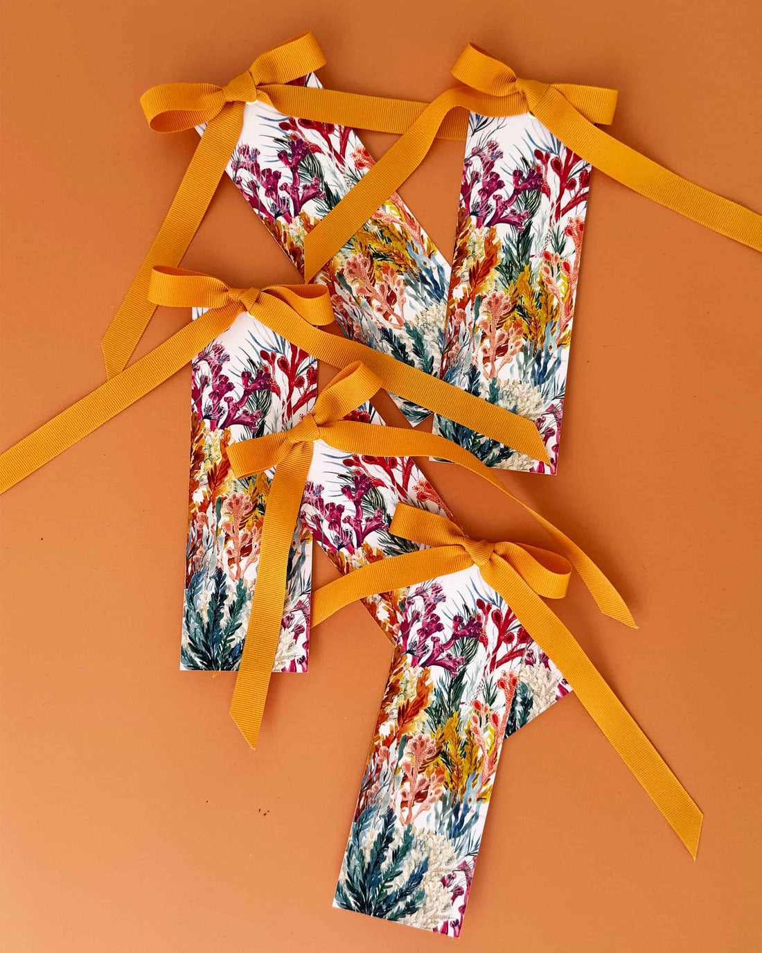 Rainbow Coral Forest Ocean Tassel Bookmark