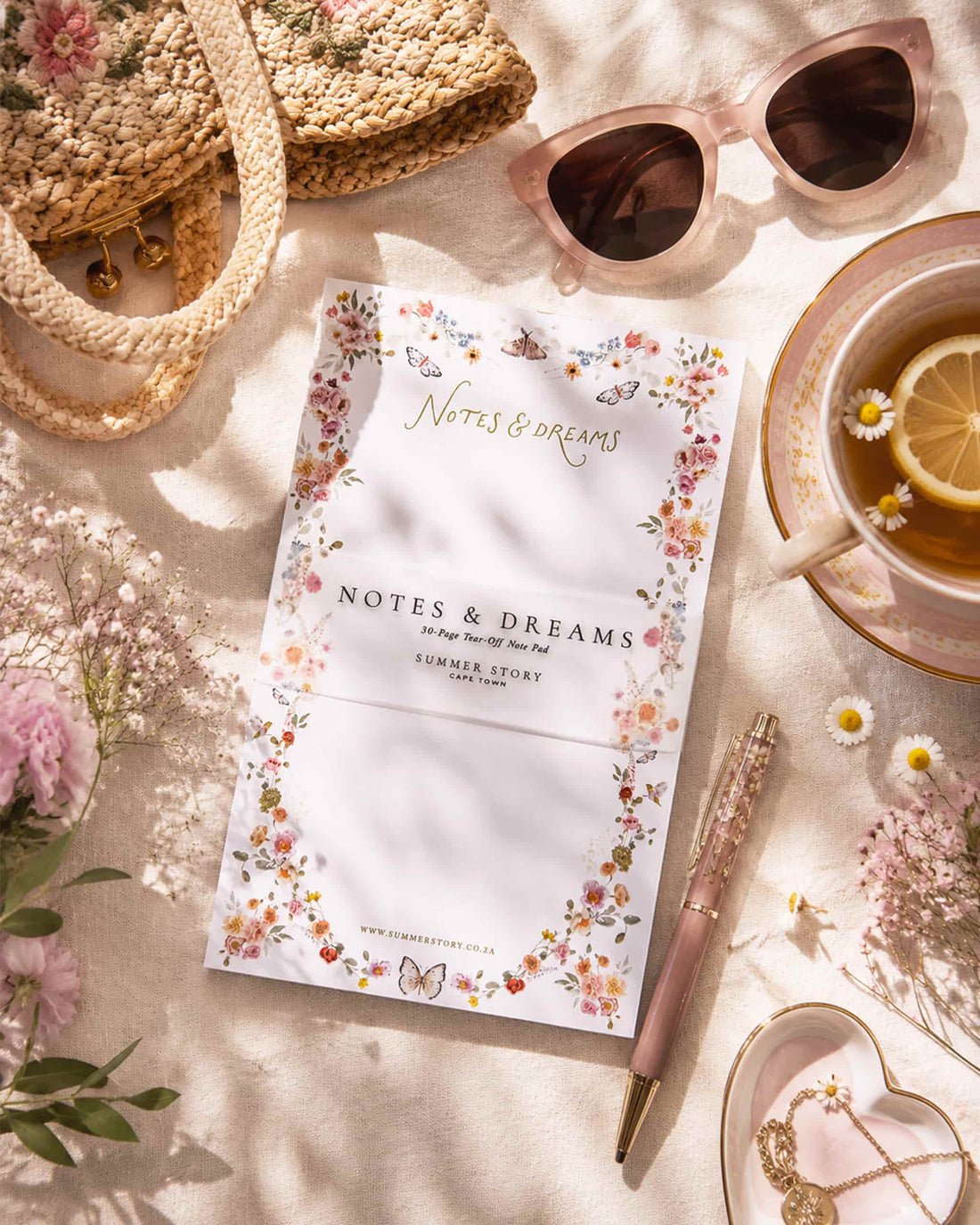 Dream Garden Slim Notepad