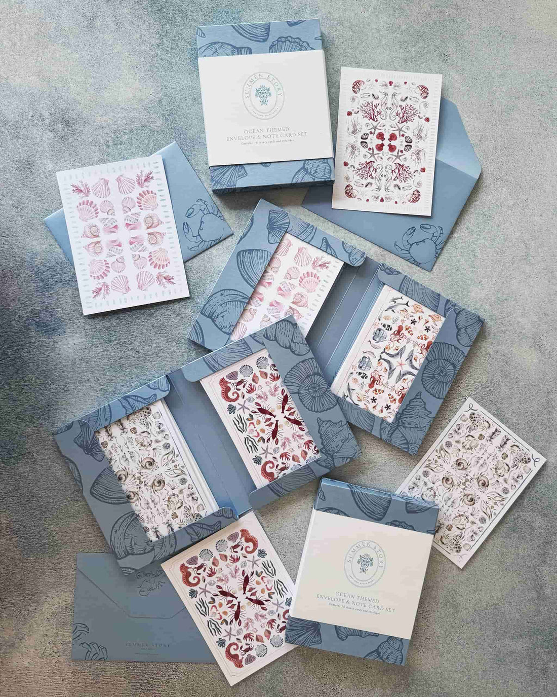 Ocean Boxed Note Card Set